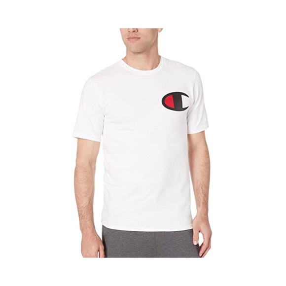 Champion Heritage Life Big C Patch White Tee - NWT - Picture 2 of 3